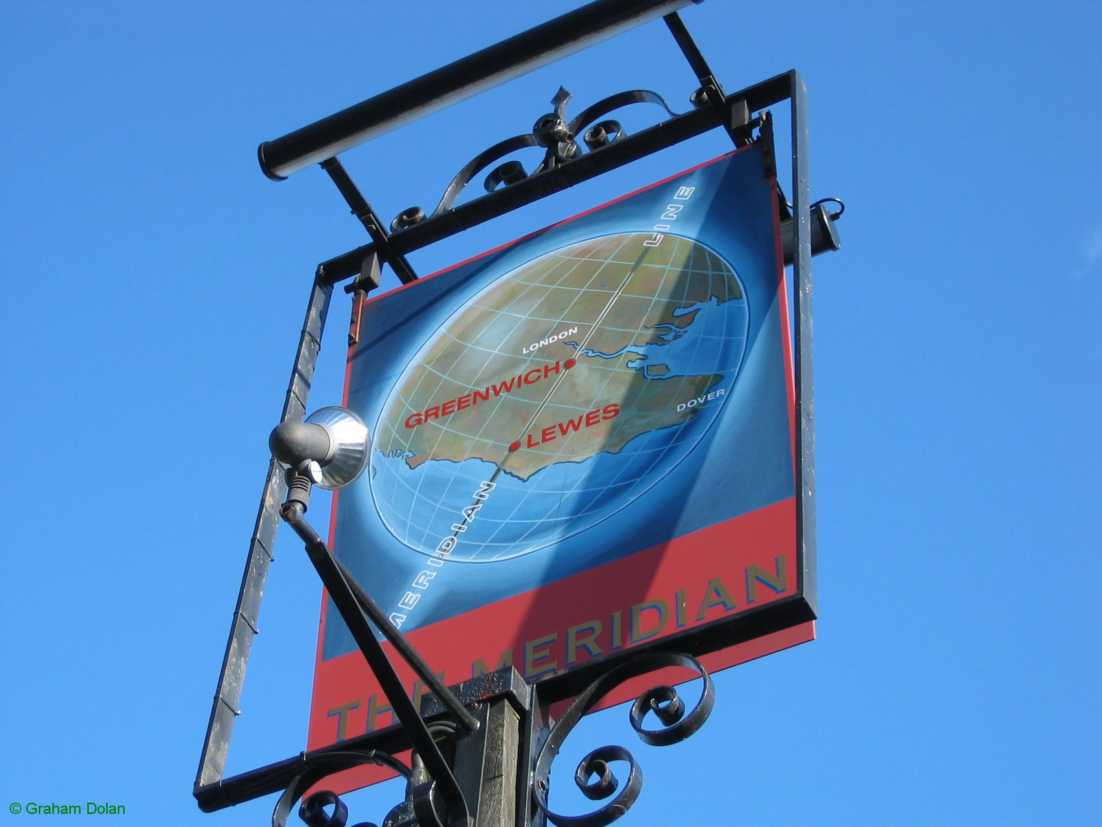 Greenwich Meridian Marker; England; East Sussex; Lewes